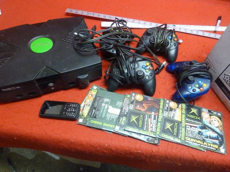 XBox with Four Controllers