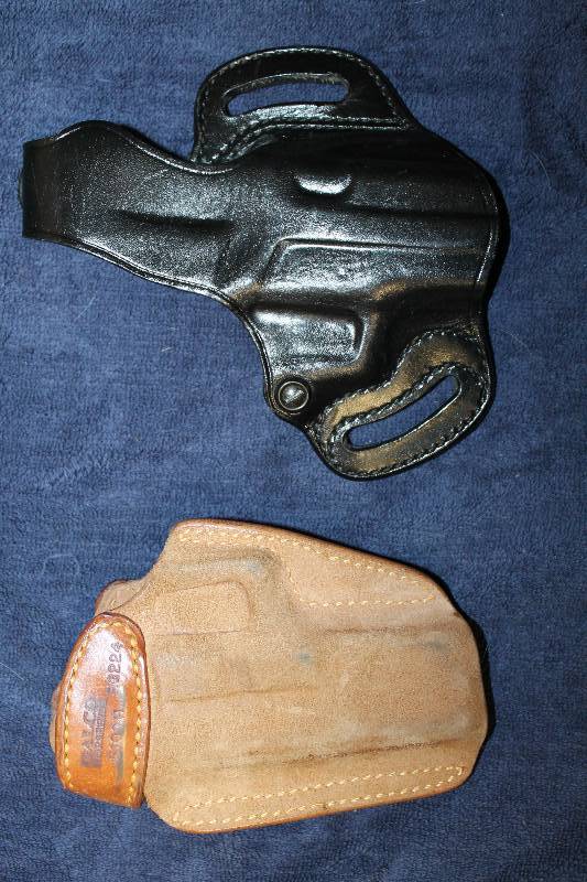 Lot of (2) Galco Horsehide Leather Holsters