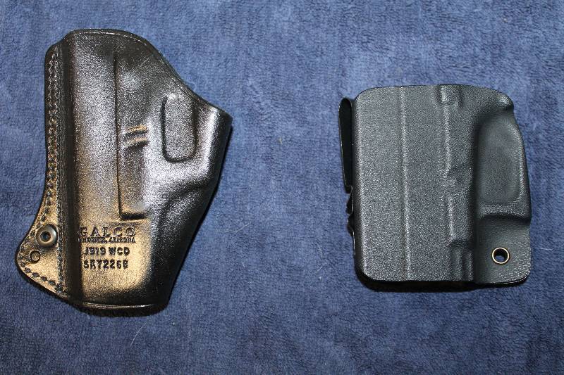 Lot of (2) Galco Horsehide Leather Holsters