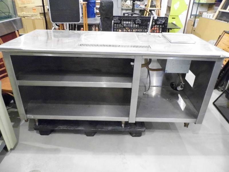 Stainless Steel Prep Table w Sink