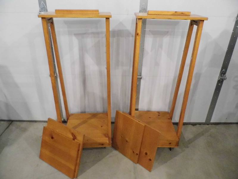 2 Rolling Shelves