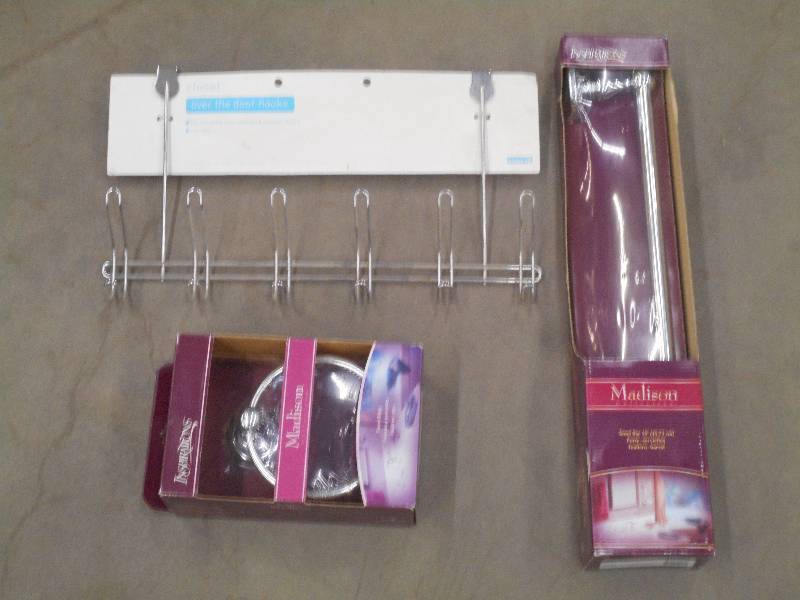 lot 44 image: Lot Of New Towel Rack, Hand Towel ...