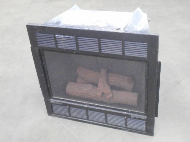 lot 49 image: 32x34 Gas Fireplace Insert, Used ...