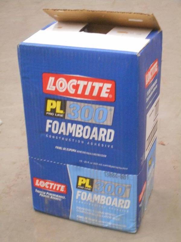 lot 90 image: Full Case Of LocTite PL300 FoamBoar...