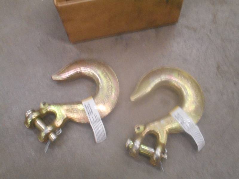 lot 106 image: (2) New 38 Chain Hooks ...