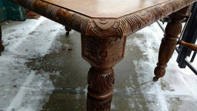 lot 14 image: Signed Wind-out Birmingham Table