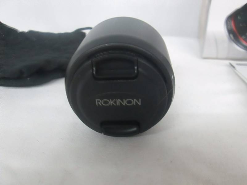 lot 11 image: Rokinon 300mm F6.3 Telephoto Lens for Nikon DSLR