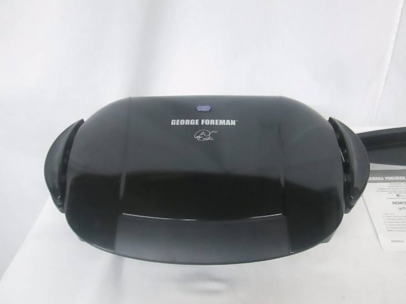 lot 19 image: George Foreman 5-Serving 72 Grill - Black
