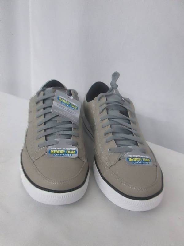lot 56 image: Skechers Mens Chat Canvas Shoe with Memory Foam