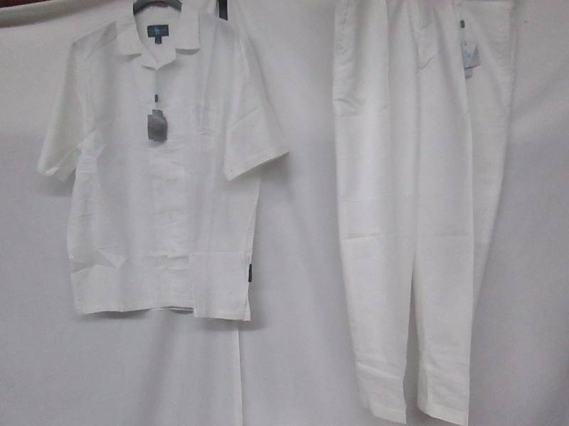 lot 74 image: Steve Harvey Mens 2-pc. LinenCotton Pant Set