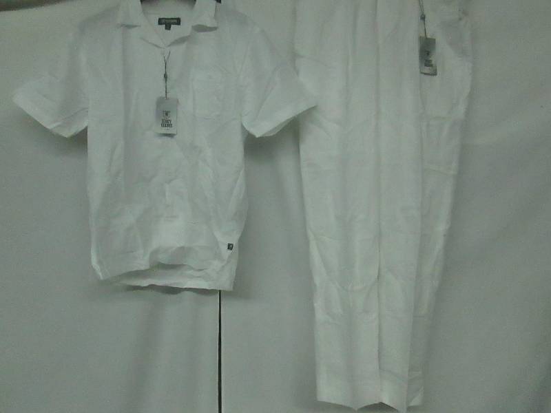 lot 73 image: Stacy Adams Mens 2-pc. LinenCotton Pant Set