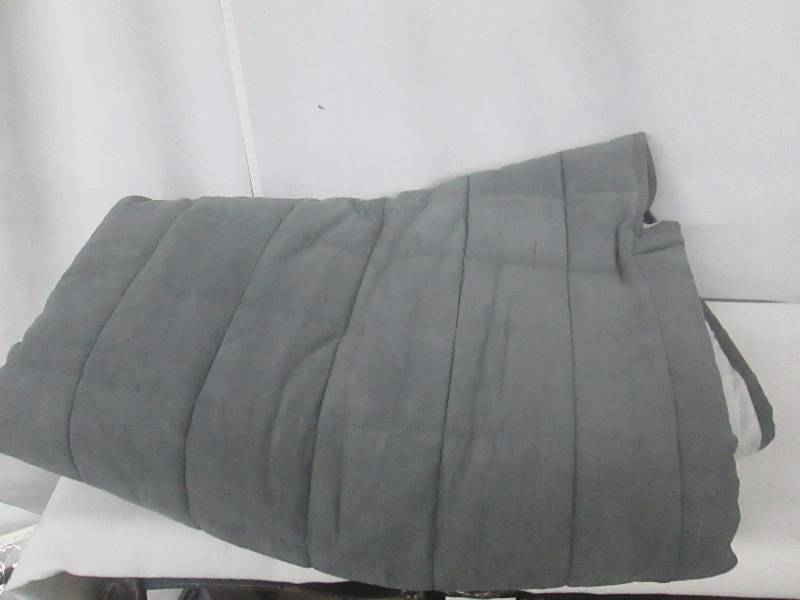 lot 66 image: Sure Fit Ultimate Waterproof Suede Loveseat Cover - Grey