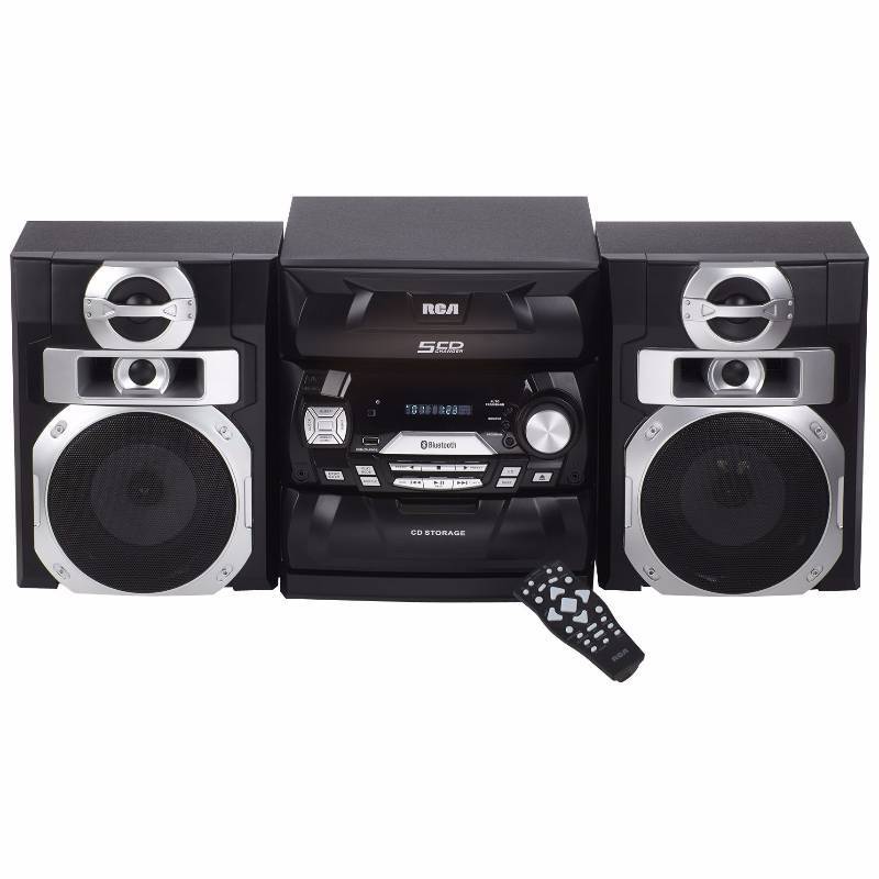 lot 2 image: RCA 400-Watt 5-CD Bluetooth Sound System