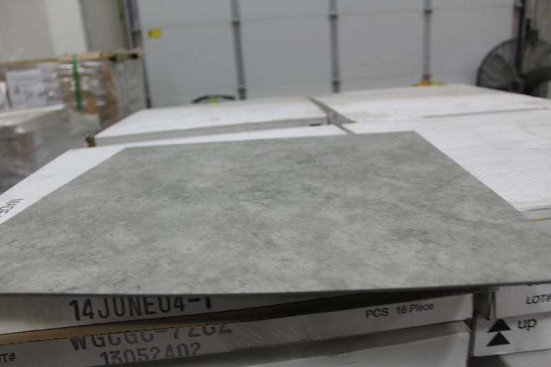 lot 26 image: 12 Pallet Lot of (Approximately 24) Boxes of 18x18in. Vinyl Tile