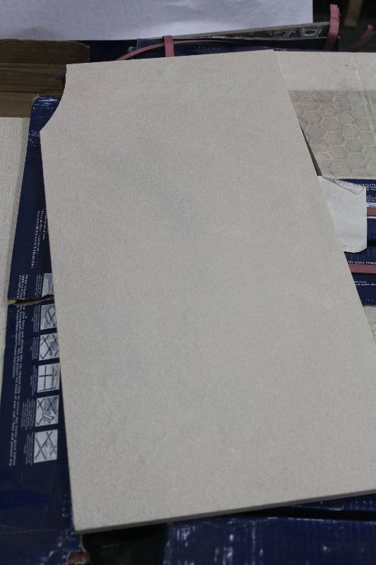 lot 50 image: 12 Pallet Lot of (Approximately 20) Boxes of Hitom Ceramics #6 Gateway 23.5x11.75in. Porcelain Tile