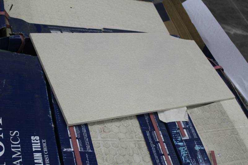 lot 51 image: 12 Pallet Lot of (Approximately 20) Boxes of Hitom Ceramics #6 Gateway 23.5x11.75in. Porcelain Tile