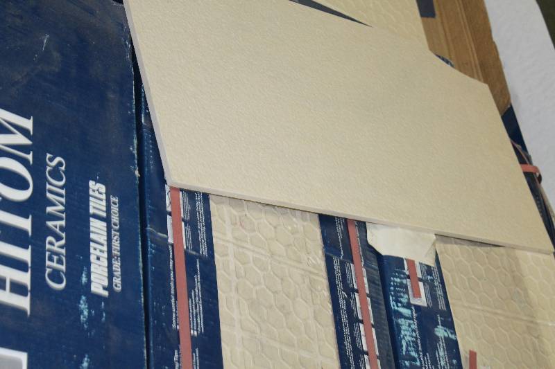 lot 54 image: 12 Pallet Lot of (Approximately 19) Boxes of Hitom Ceramics #6 Gateway 23.5x11.75in. Porcelain Tile