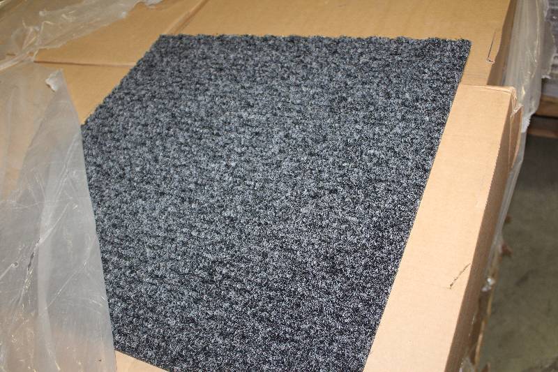 lot 90 image: 12 Pallet Lot of (10) Boxes of Ambassador Ultra Tyte 59oz. Tackfast 24x24in. Hobnail Tile