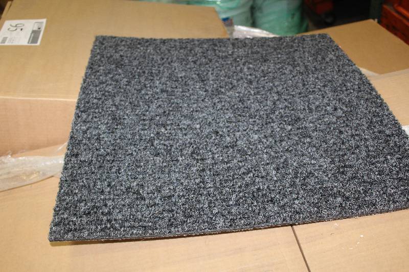 lot 94 image: 12 Pallet Lot of (10) Boxes of Ambassador Ultra Tyte 59oz. Tackfast 24x24in. Hobnail Tile