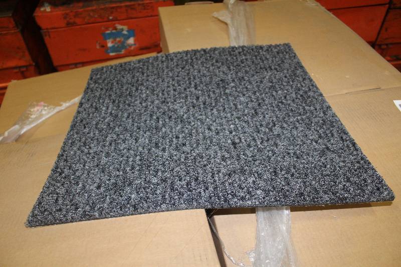 lot 95 image: 12 Pallet Lot of (9) Boxes of Ambassador Ultra Tyte 59oz. Tackfast 24x24in. Hobnail Tile