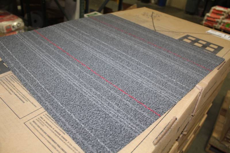 lot 118 image: Pallet Lot of (11) Boxes of 24x24in. Carpet Tile