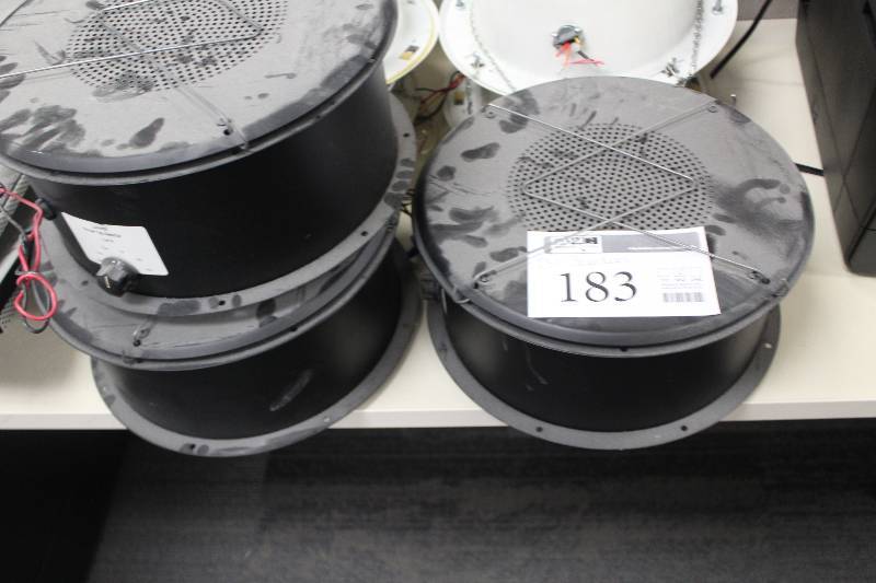 lot 183 image: Lot of (3) Wired Ceiling Speakers