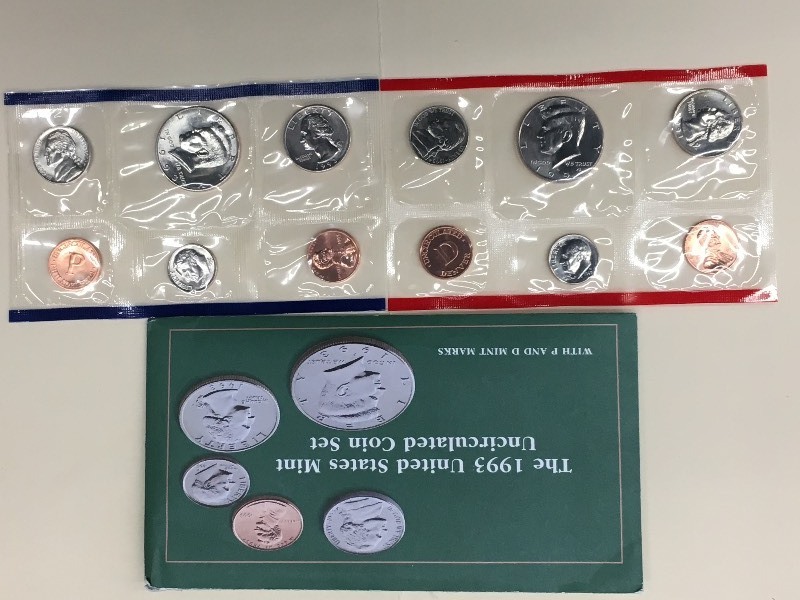 1993 P & D - United States Mint Unc...