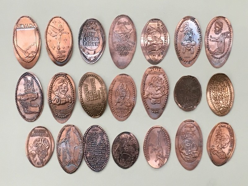 25 Mixed Elongated Pressed  Penni...