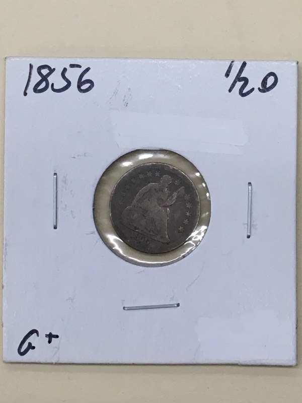 1856 - Half Dime...