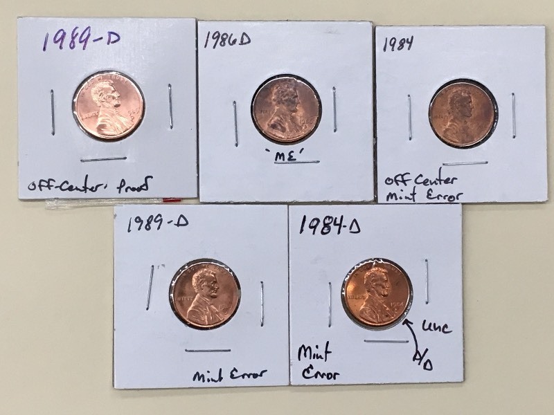 1980s - Lincoln Memorial Cents - M...
