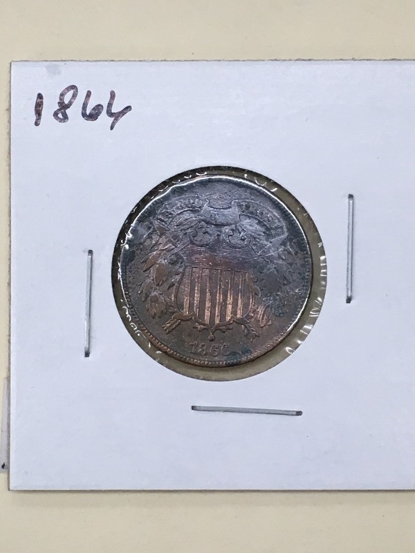 1866 Large Motto - Two-Cent Coin ...
