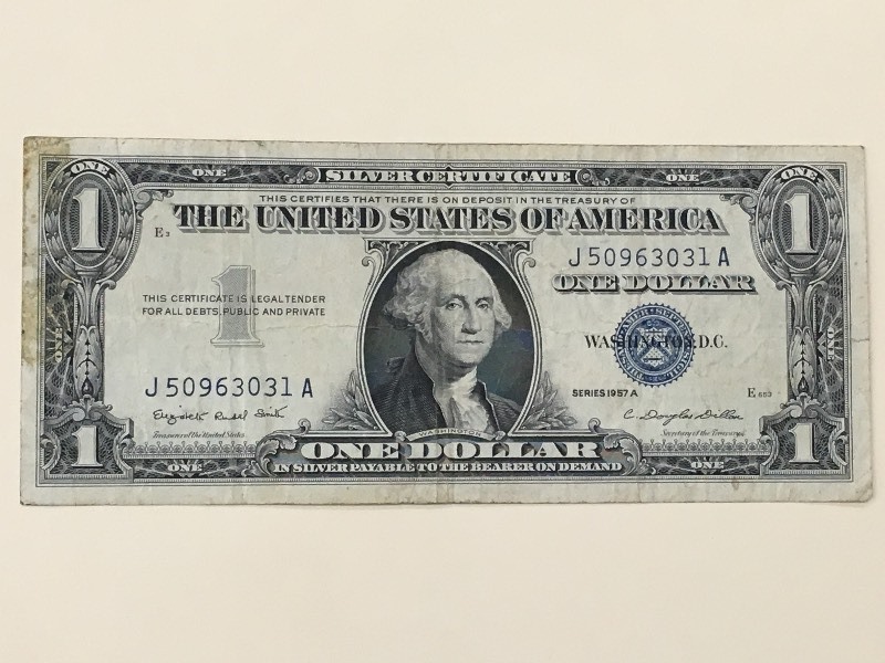 1957 A - $1 United States Silver Ce...