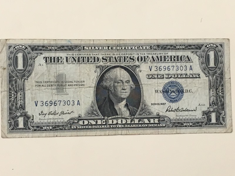 1957 - $1 United States Silver Cert...