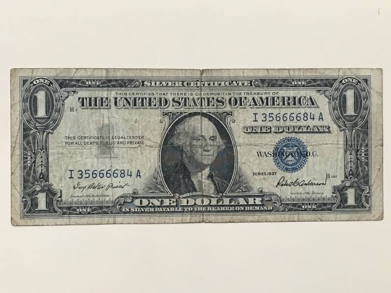 1957 - $1 United States Silver Cert...