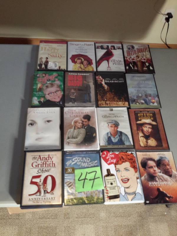lot 47 image: Misc. DVDS as shown