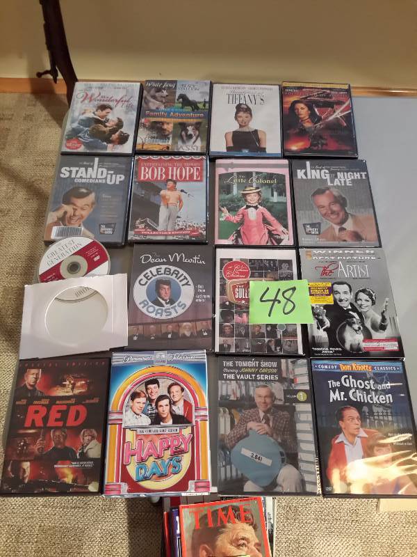 lot 48 image: Misc. DVDS as shown