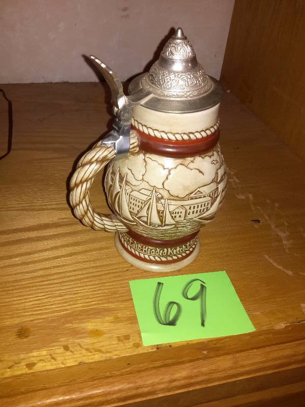 lot 69 image: AVON Stein.. Hand crafted in Brazil.. 1977