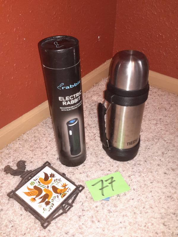 lot 77 image: Stainless thermos and Metal Trivett