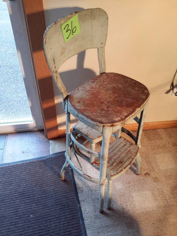 lot 36 image: Vintage OSCO Stool as shown..