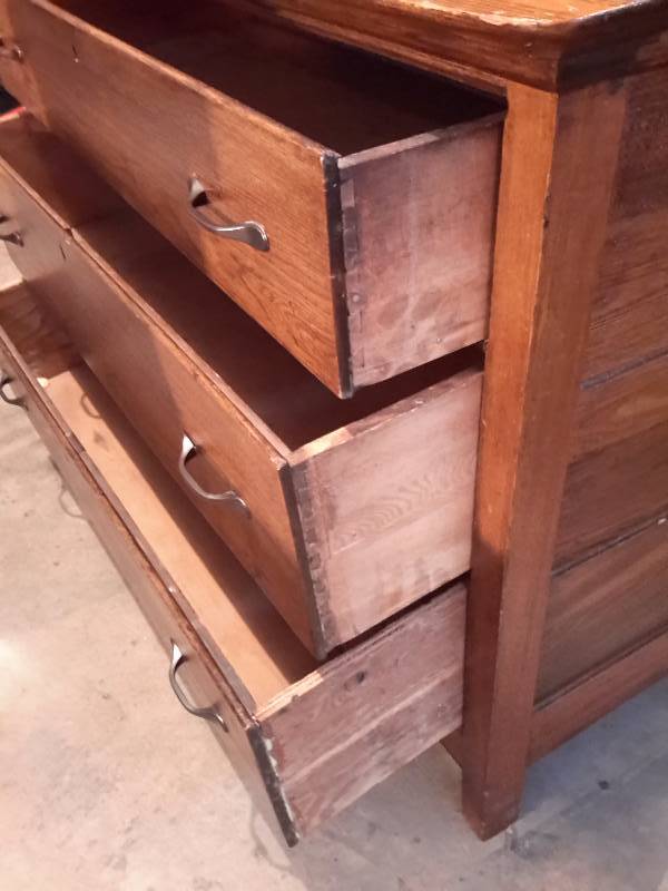 lot 1L image: Antique Dresser and Mirror