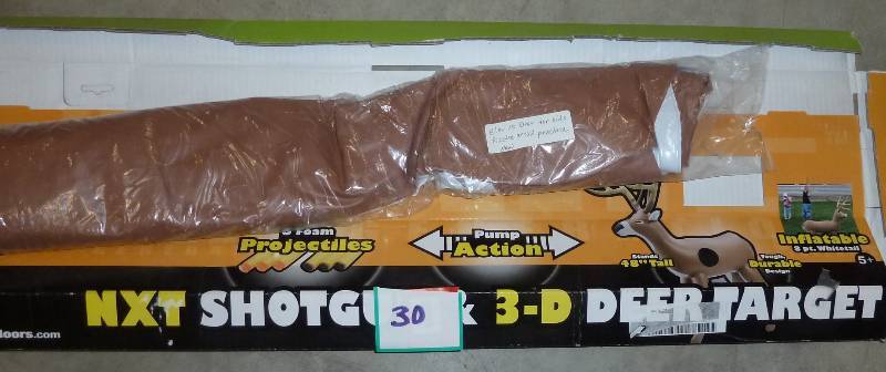 lot 30 image: new Inflatable Deer target for kids...