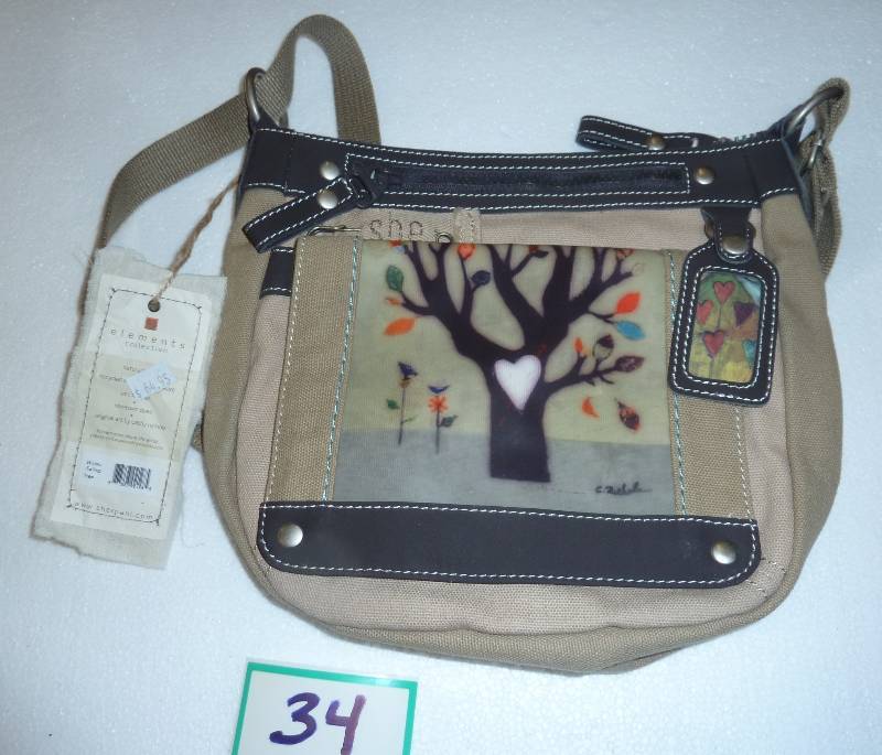 lot 34 image: New Sherpani purse willow falling t...
