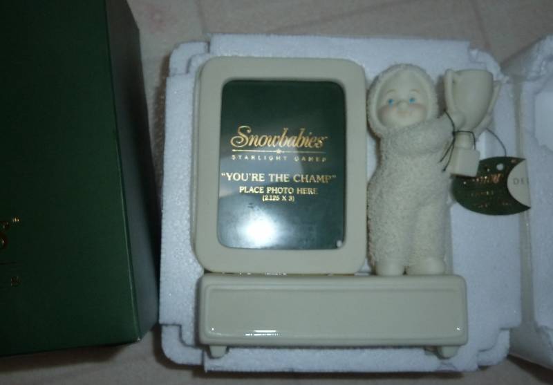 lot 78 image: Snowbabies - Youre the Champ Pictu...