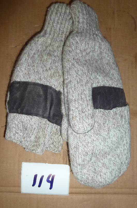lot 114 image: mittenglove mitten with flip open ...