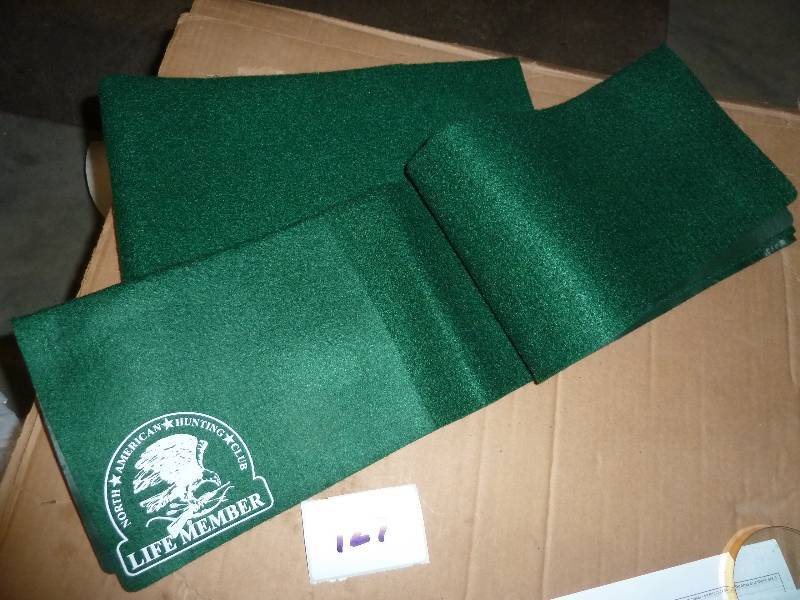 lot 127 image: One rifle cleaning mat and one hand...