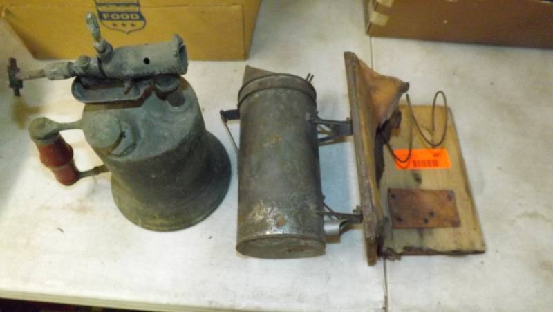 Old Bee Smoker and Torch
