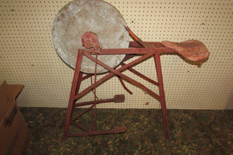 Antique Grinding Wheel