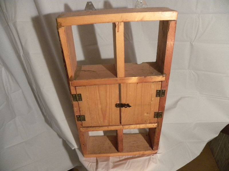 little wooden hanging shelf