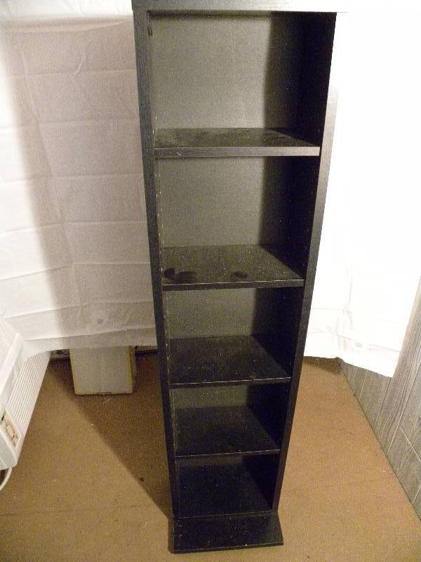 Black DVD stand