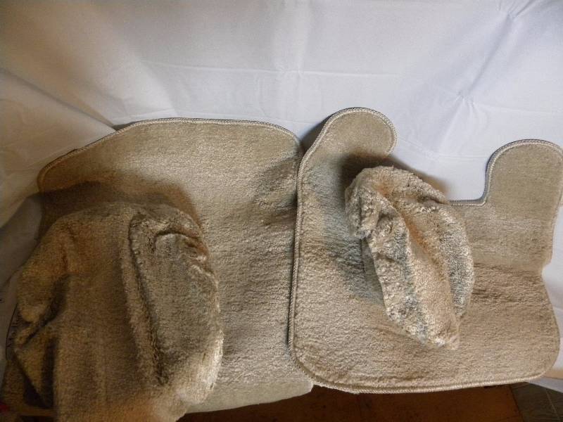 5 pc bathroom rug set